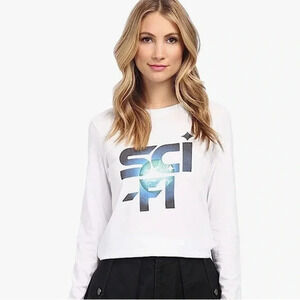 Archival Marc Jacobs NWT Retro Space Sci-Fi Graphic Long Sleeve Tee XS